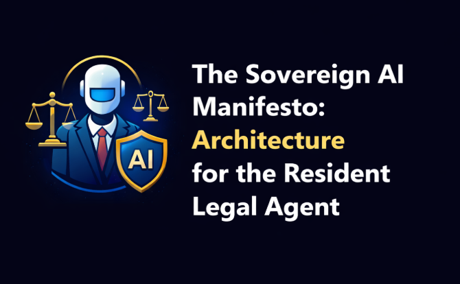 The Sovereign AI Manifesto: Architecture for the Resident Legal Agent