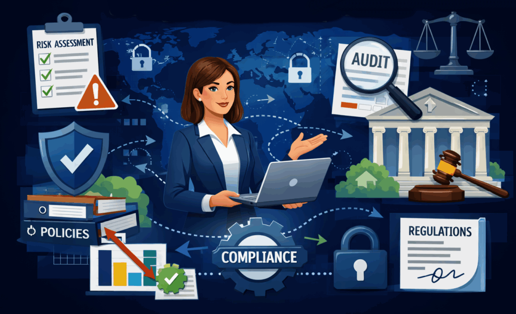 Lawyers in different offices collaborating on a legal matter via Microsoft Teams.