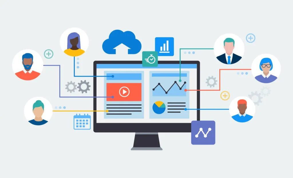 Visual showing Microsoft 365 native permissions for secure KM