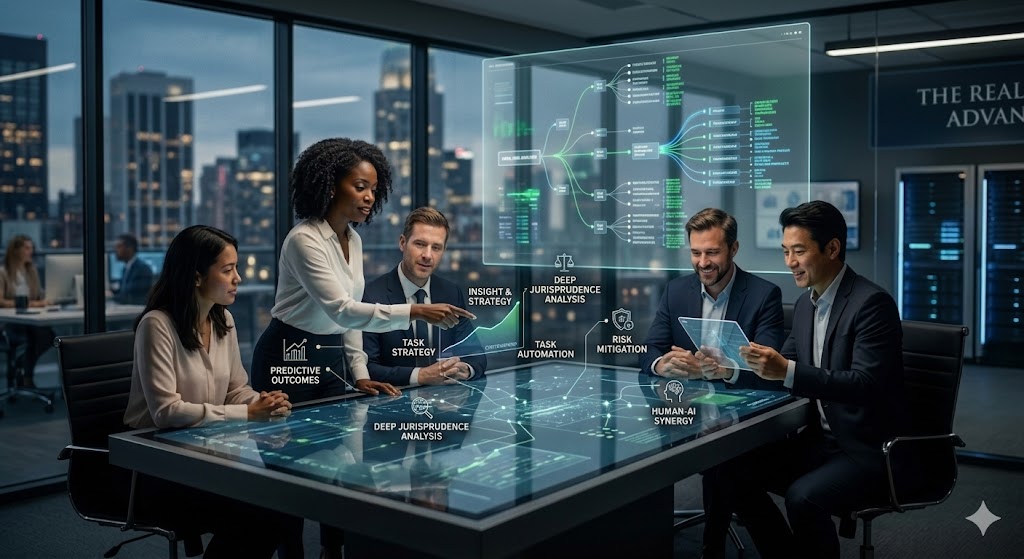 competitive advantage of legal AI through institutional memory, including unique negotiations, risk histories