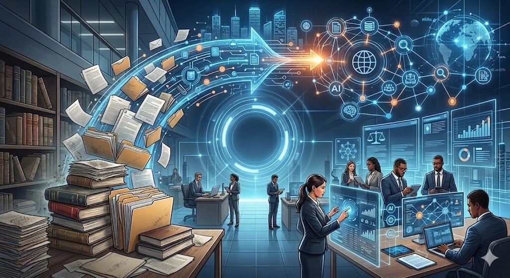 Organizational intelligence layer built from legal work product and precedent